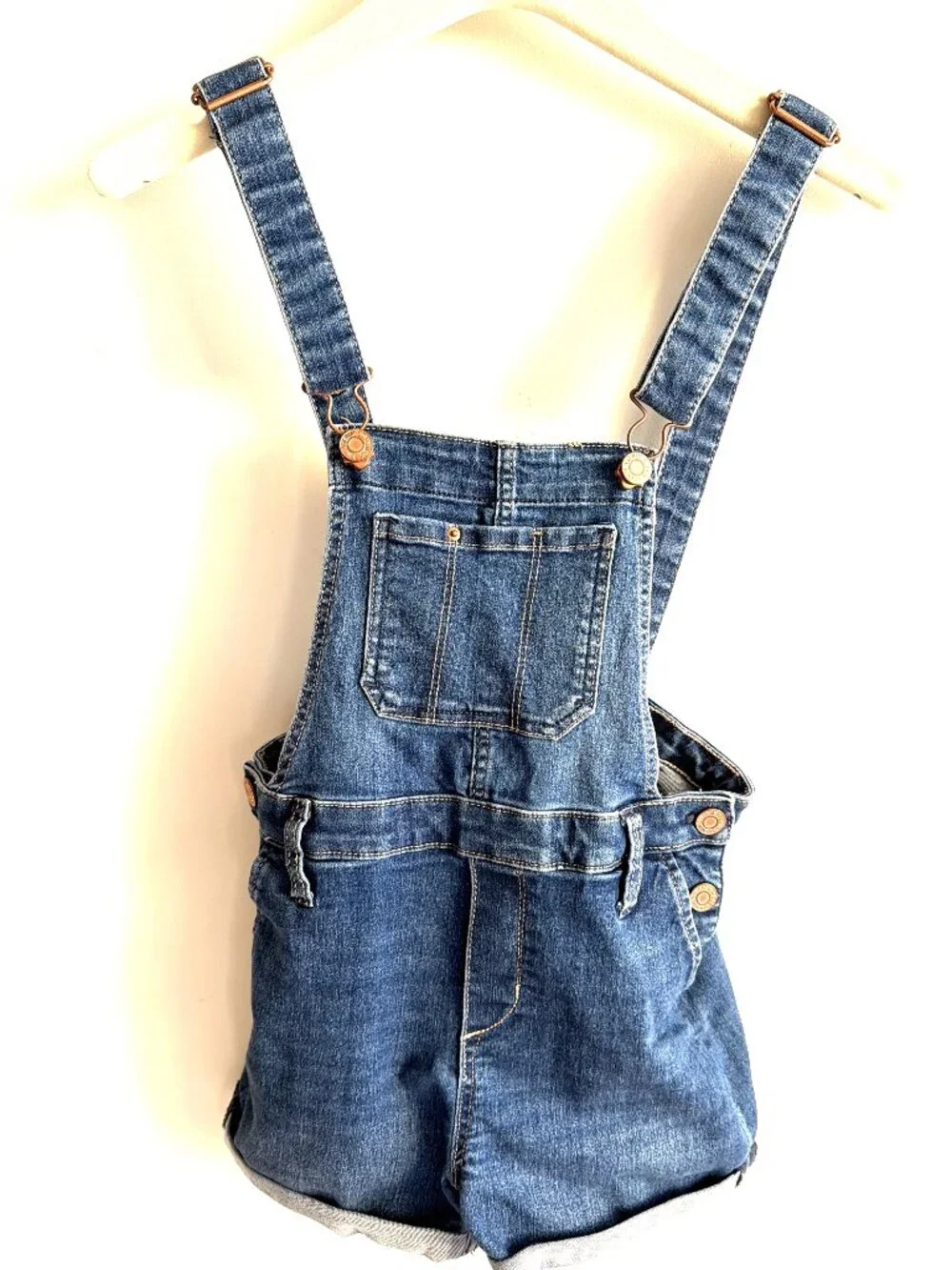 H&M Girls Denim Overalls 9-10Y 140cm